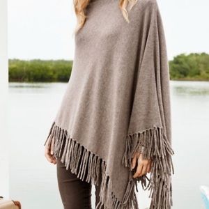 Garnet Hill Cashmere poncho
